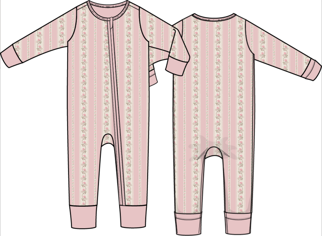 Antionette Stripe Convertible Romper
