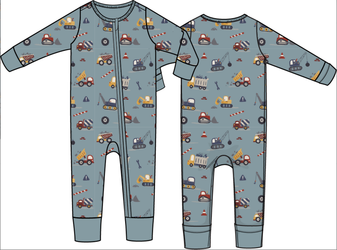 Crayon Construction Convertible Romper