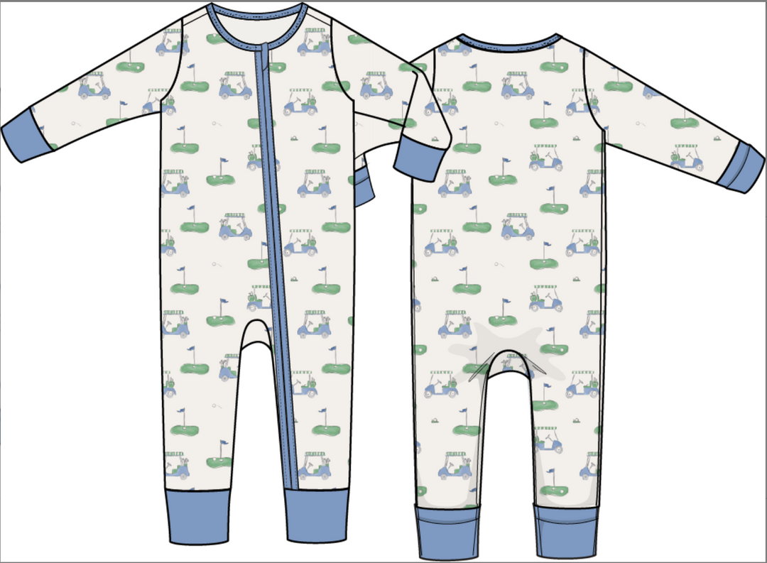 Golf Carts Convertible Romper