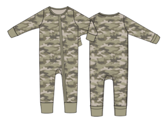 Camo Convertible Romper