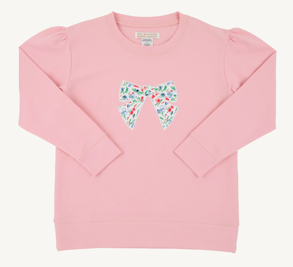 Cassidy Comfy Crewneck-Puff Sleeve