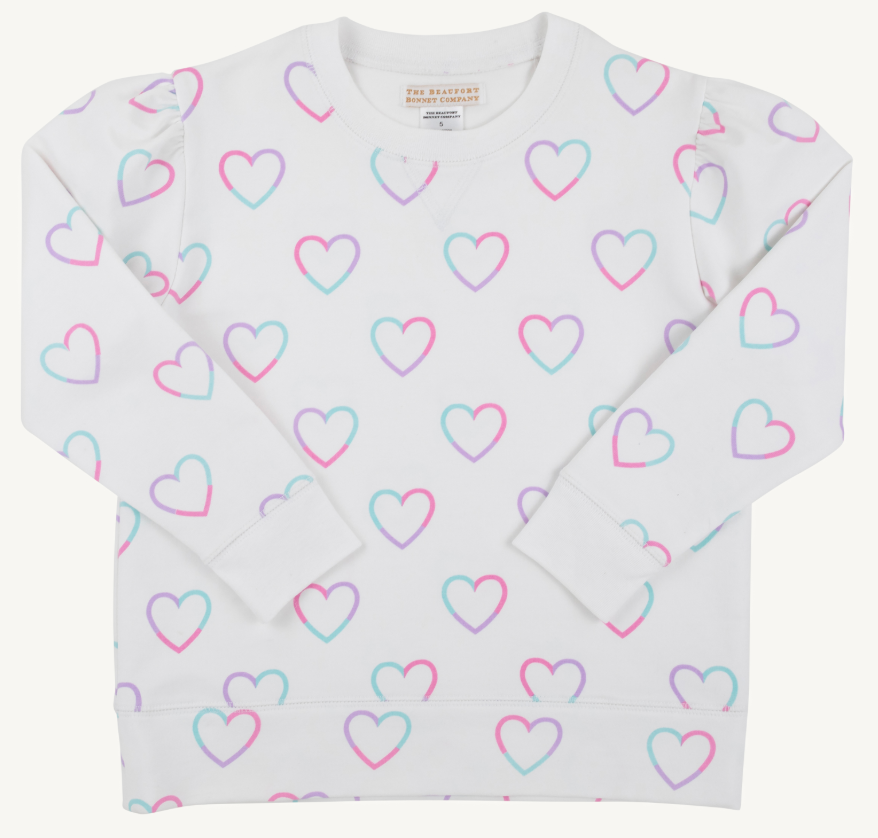 Cassidy Comfy Crewneck-Puff Sleeve