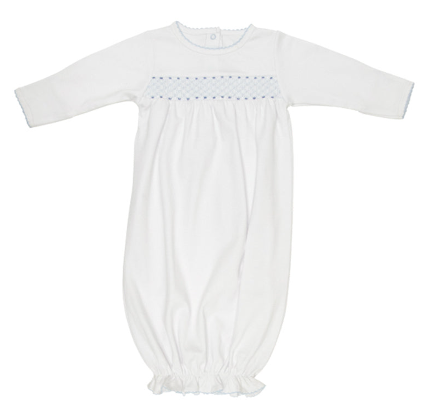 Sweetly Smocked Greeting Gown