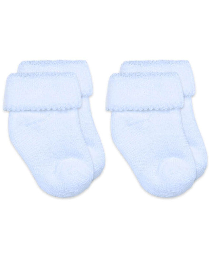 Terry Turn Cuff Bootie Socks-2 Pack
