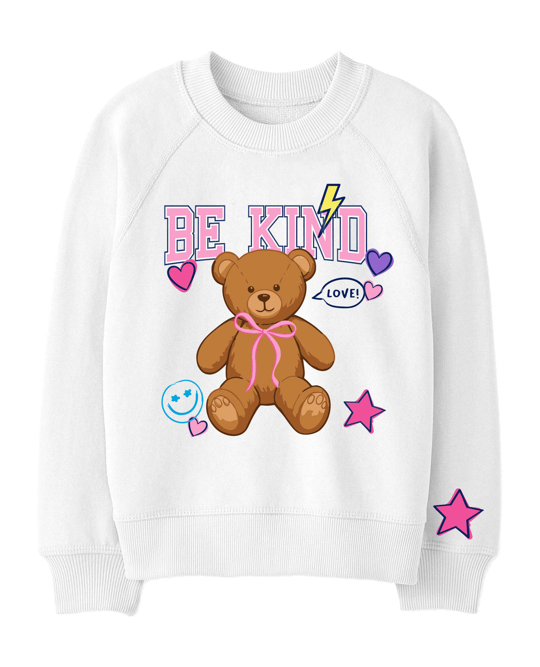 Glitter Be Kind Teddy Oversized Sweatshirt