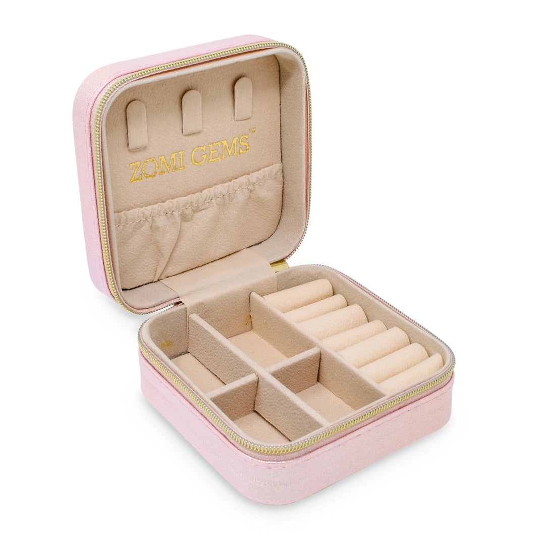 Sparkling Sequin Heart Jewelry Box