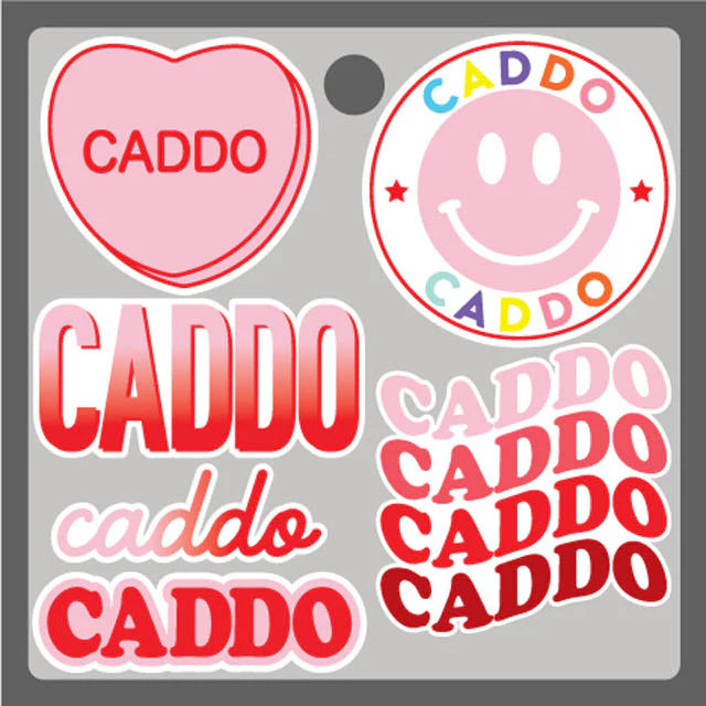 Camp Stickers w/ Smiley Face