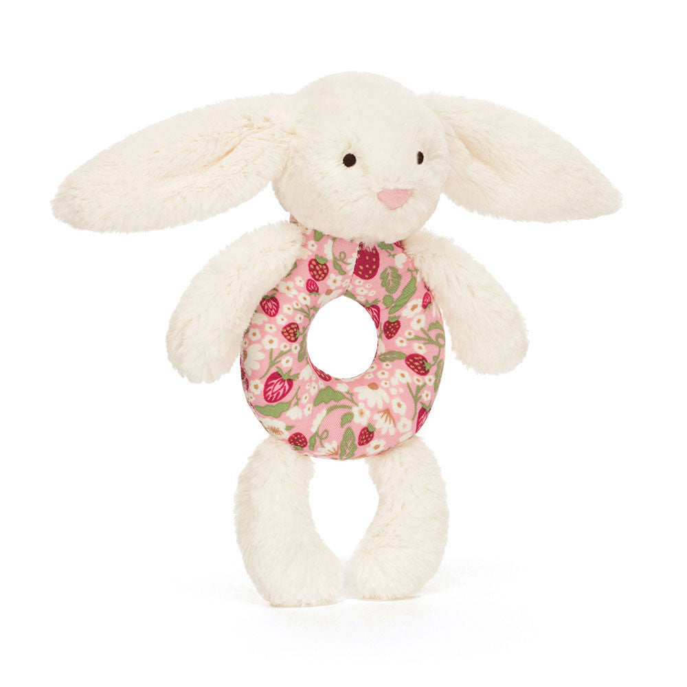 Bashful Cream Bunny Ring Rattle