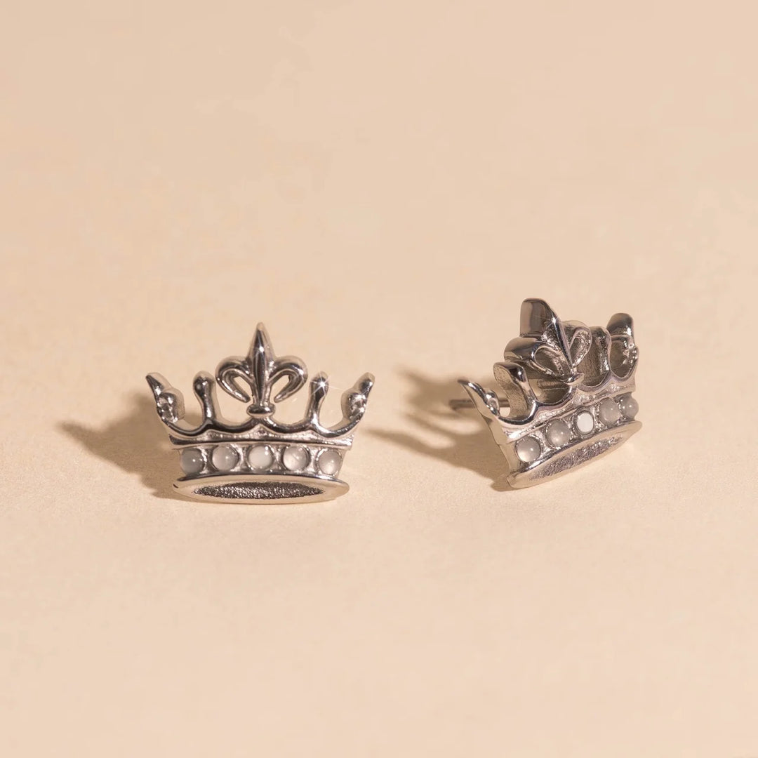 Crown Stud Earrings