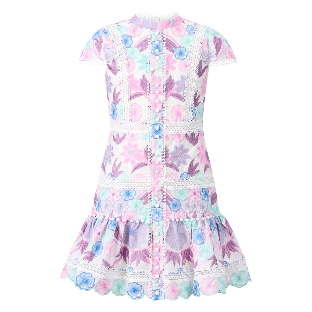 danielle mini dress Danielle Embroidered Mini Dress – Haute Totz