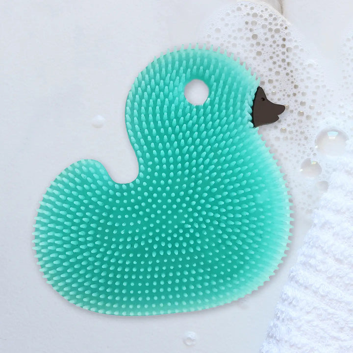 Duck Squigee Silicone Body Scrub Bath Toy