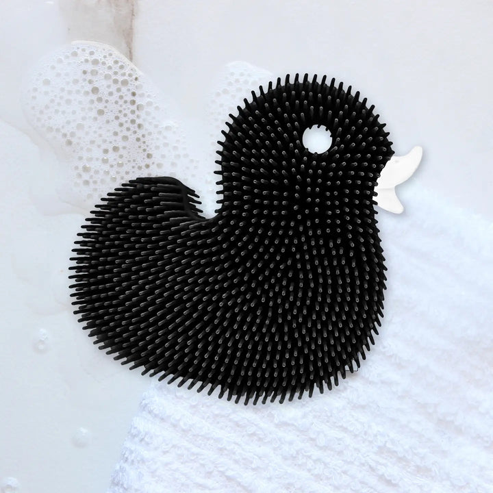 Duck Squigee Silicone Body Scrub Bath Toy