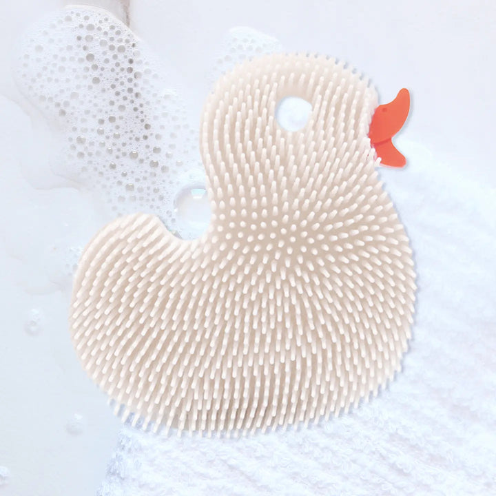 Duck Squigee Silicone Body Scrub Bath Toy