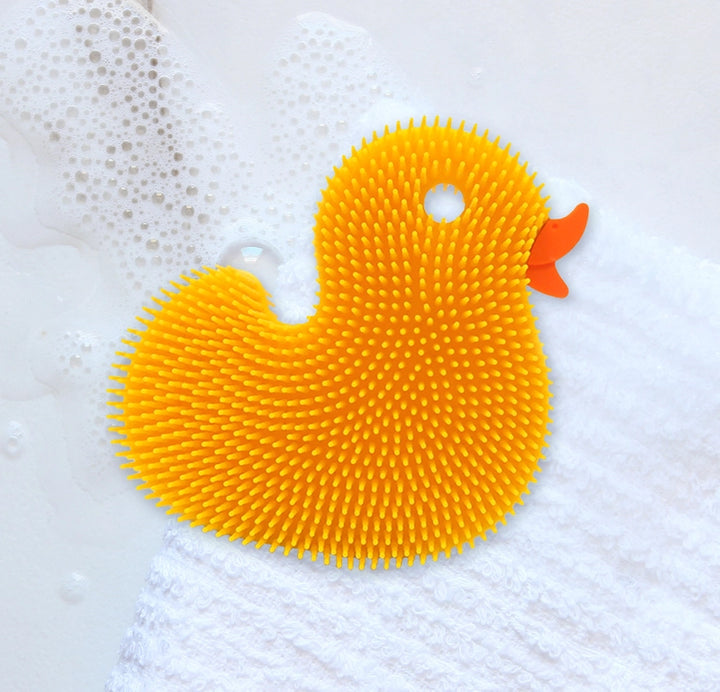 Duck Squigee Silicone Body Scrub Bath Toy