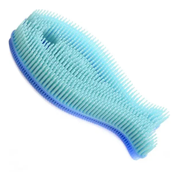 Fish Squigee Silicone Body Scrub Bath Toy