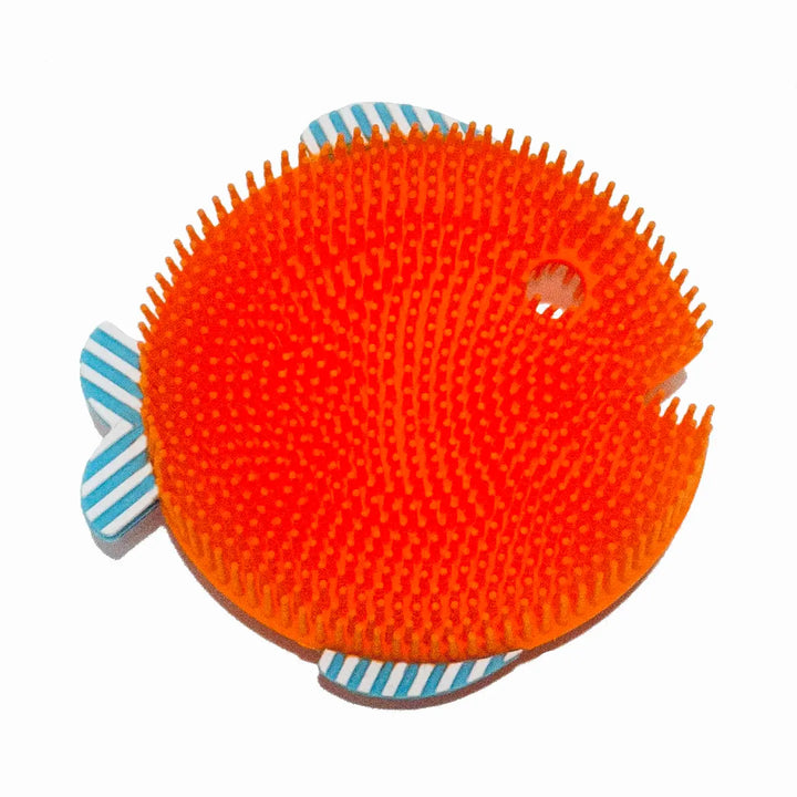 Fish Squigee Silicone Body Scrub Bath Toy