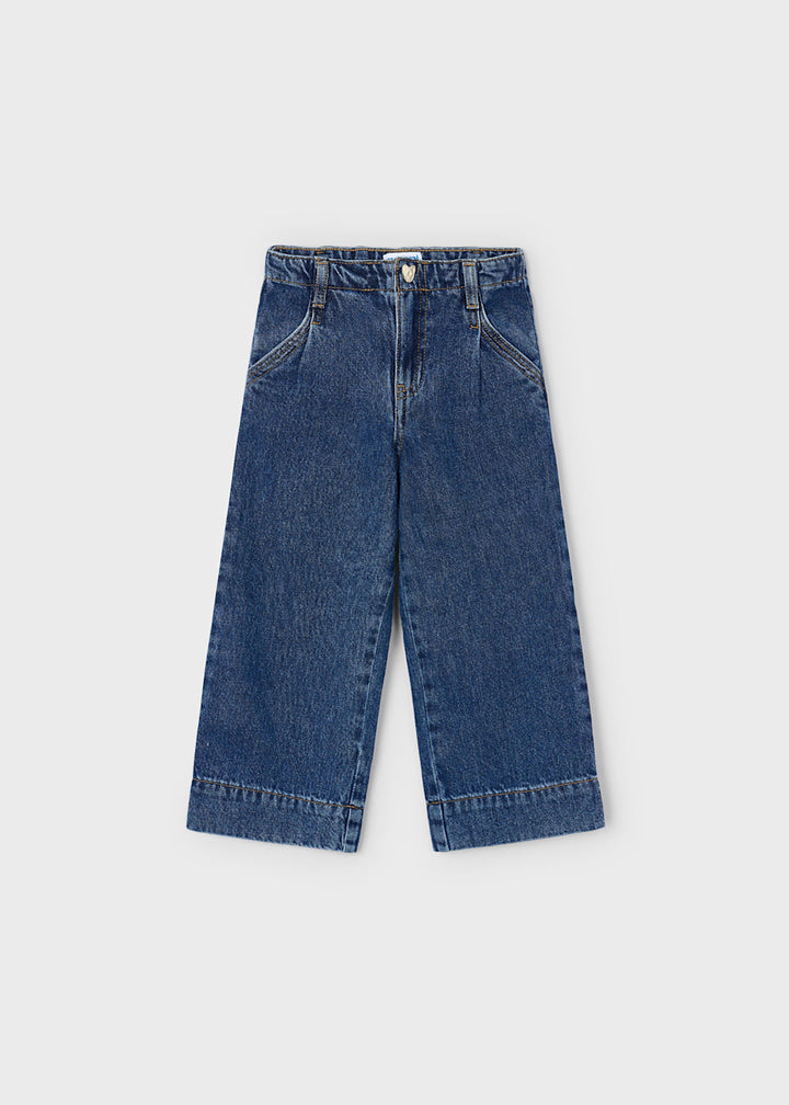 Wide Leg Denim Pants