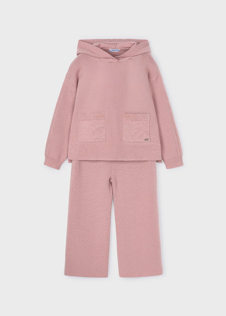 Long Knit Trousers Set