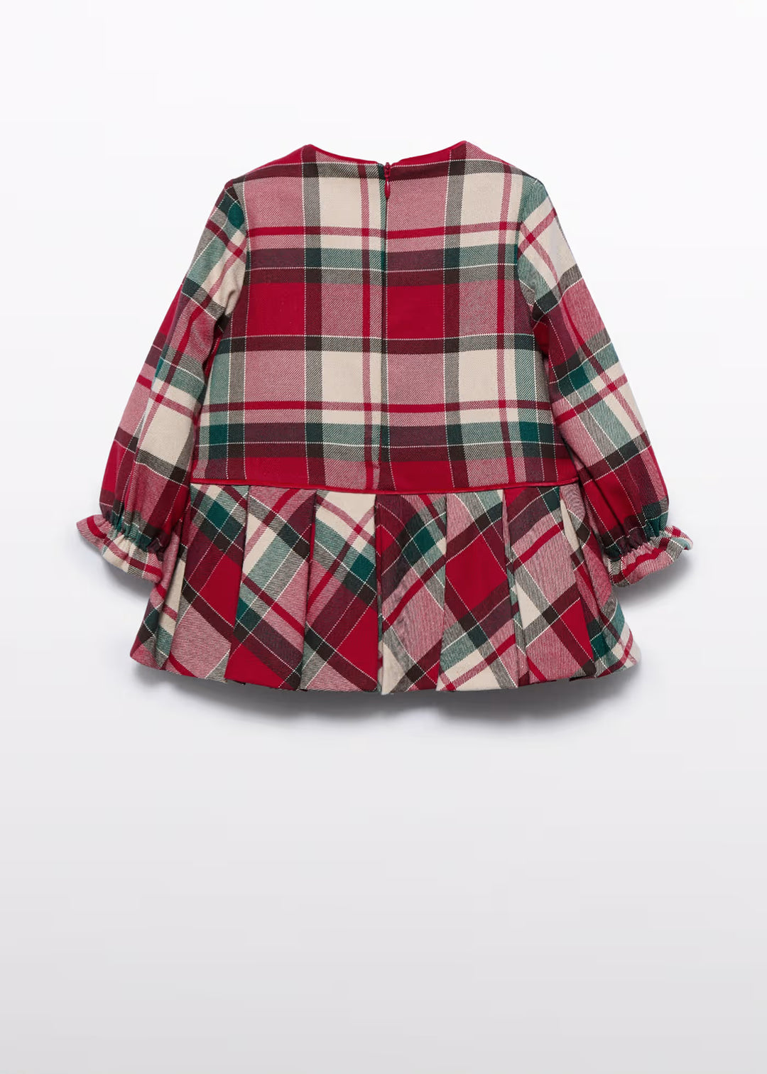 Plaid Dress w/Bows