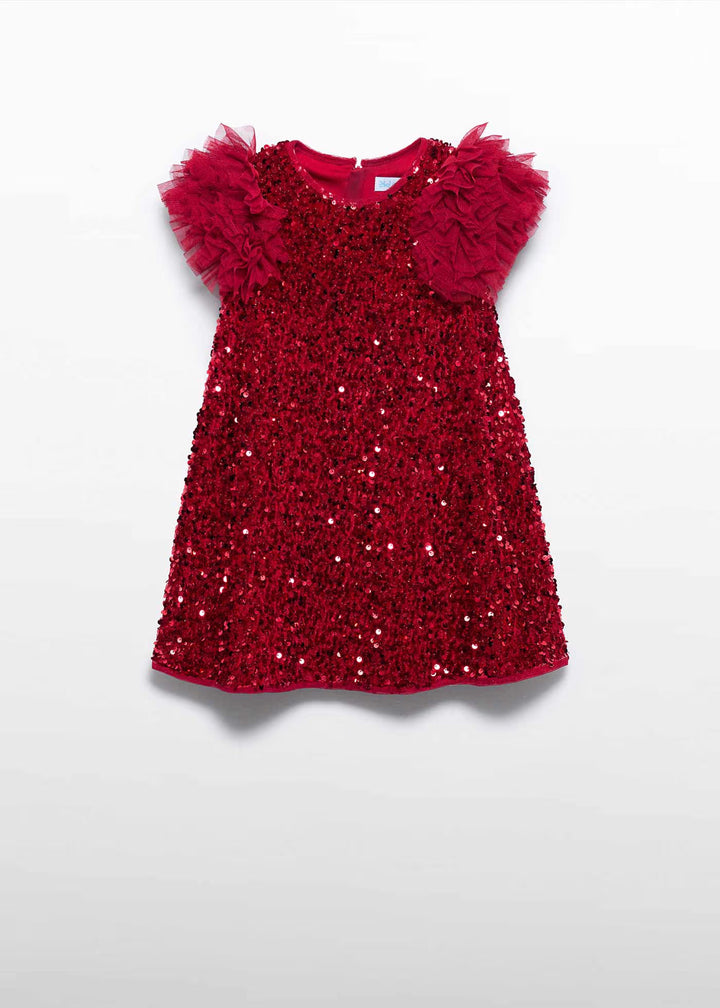 Sequin Velvet Dress