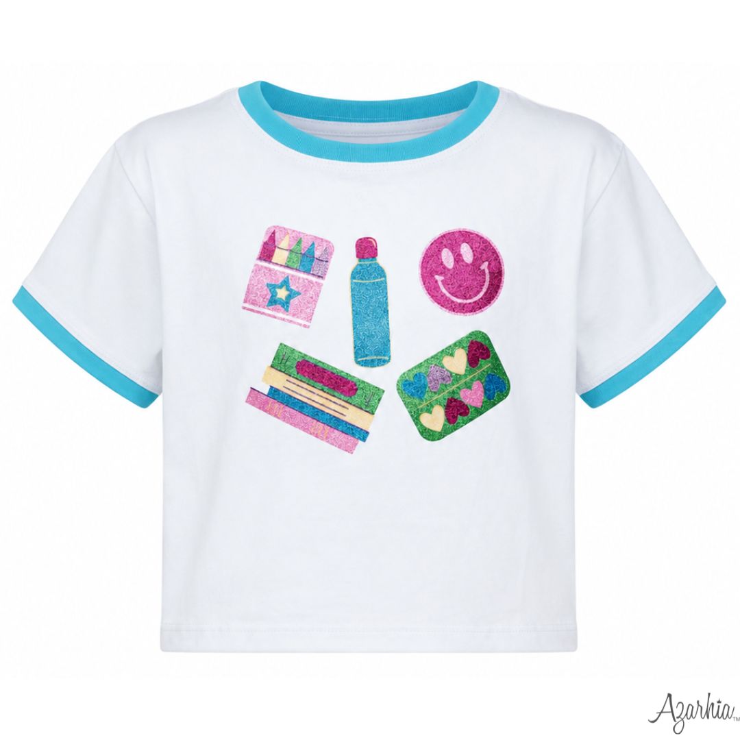Glitter School Elements Boxy Tee