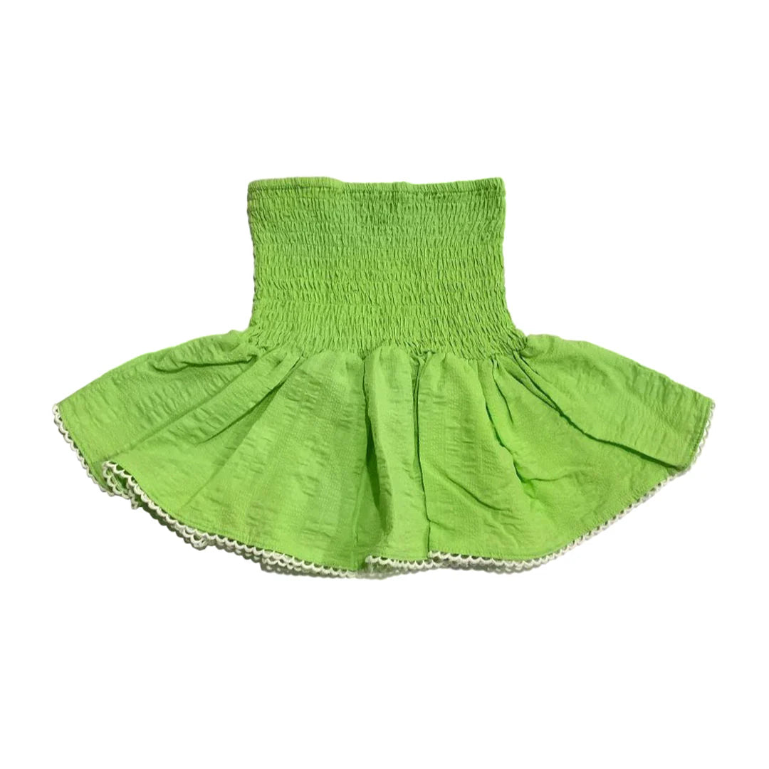 Ruffle Smocked Skirt