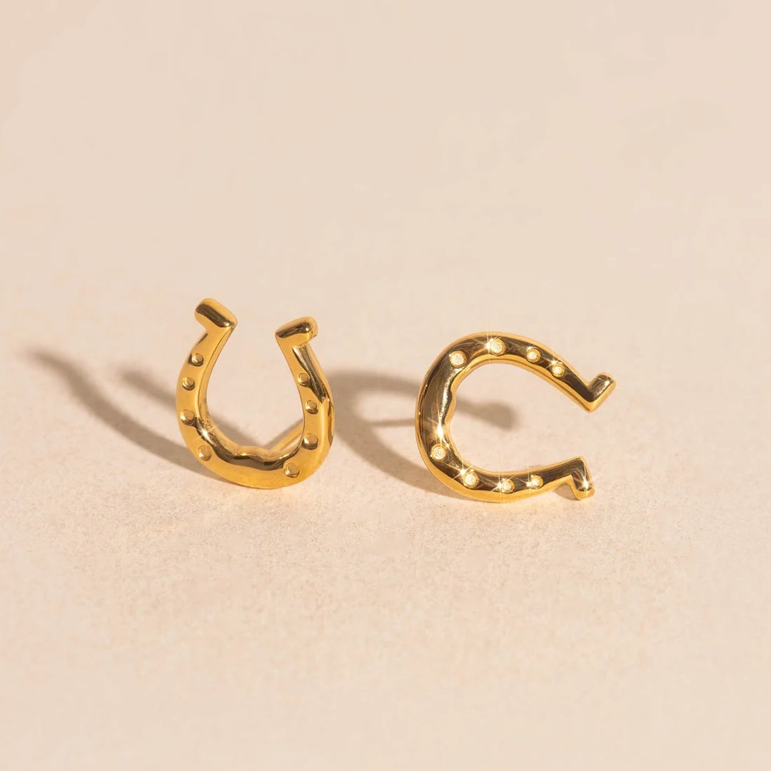 Horseshoe Stud Earrings