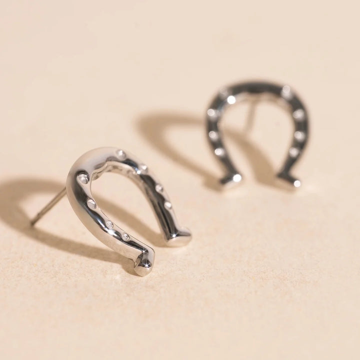 Horseshoe Stud Earrings