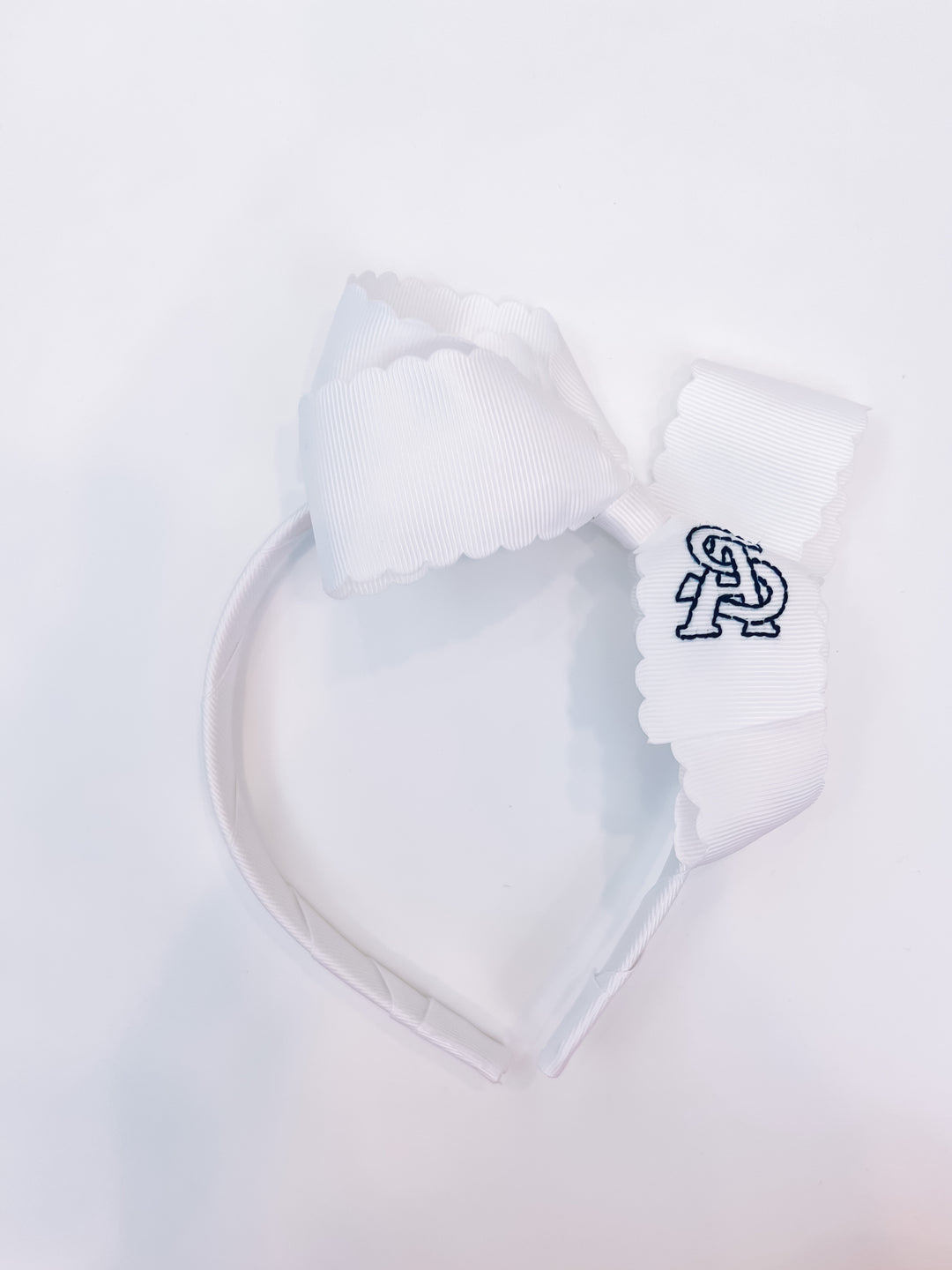 Scalloped Headband-School