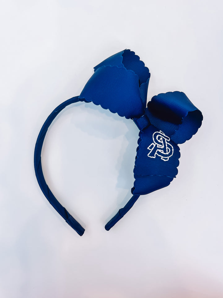 Scalloped Headband-School