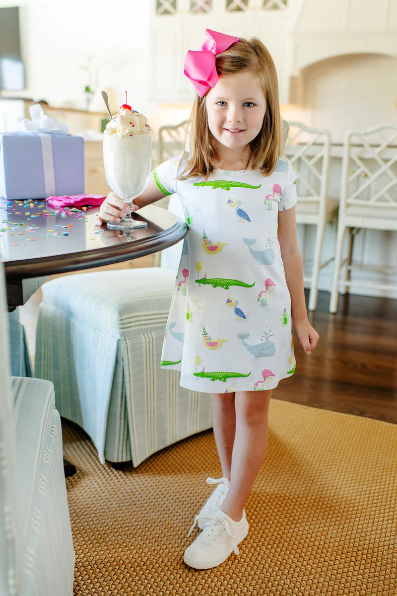 Short Sleeve Polly Play Dress