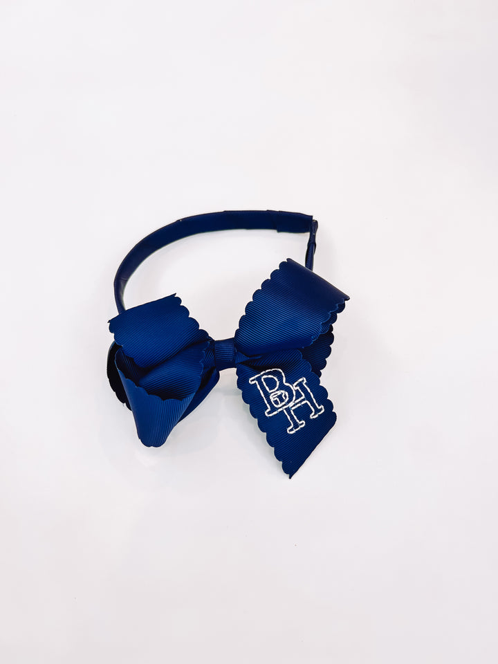 Scalloped Headband-School