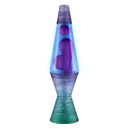 Lava Lamp-Ceramic Purple/Blue-14.5"