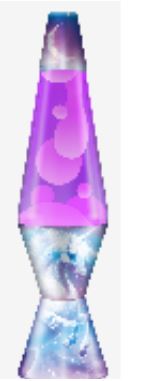 Lava Lamp-Unicorn Mirage-14.5"