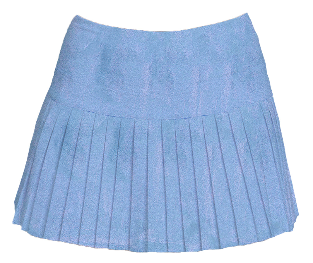 Mini Pleated Shimmer Skort