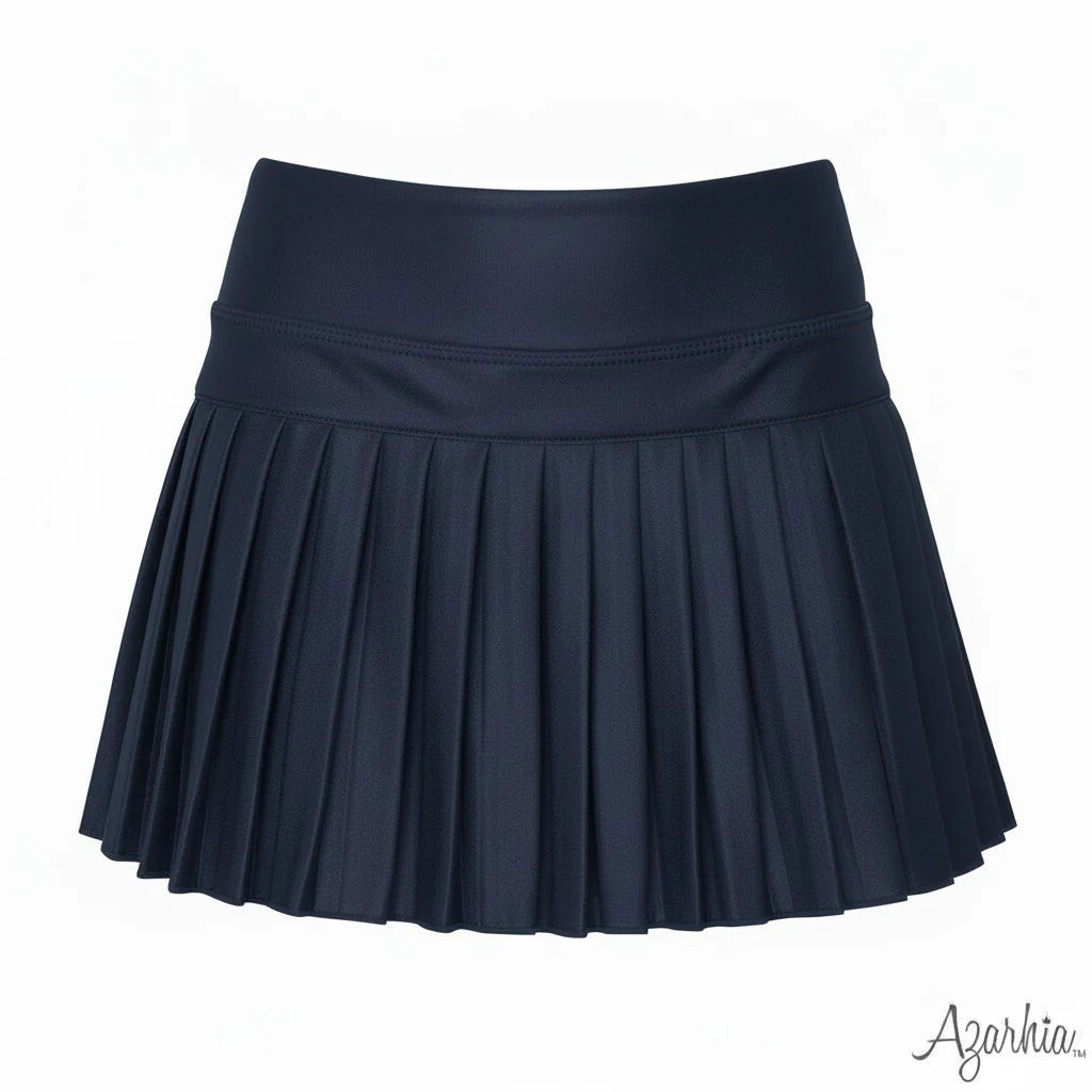 Mini Pleated Shimmer Skort