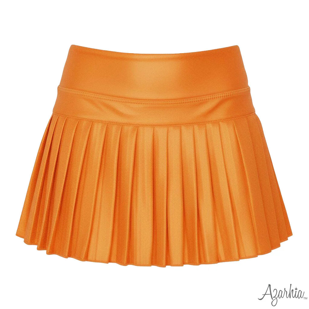 Mini Pleated Shimmer Skort