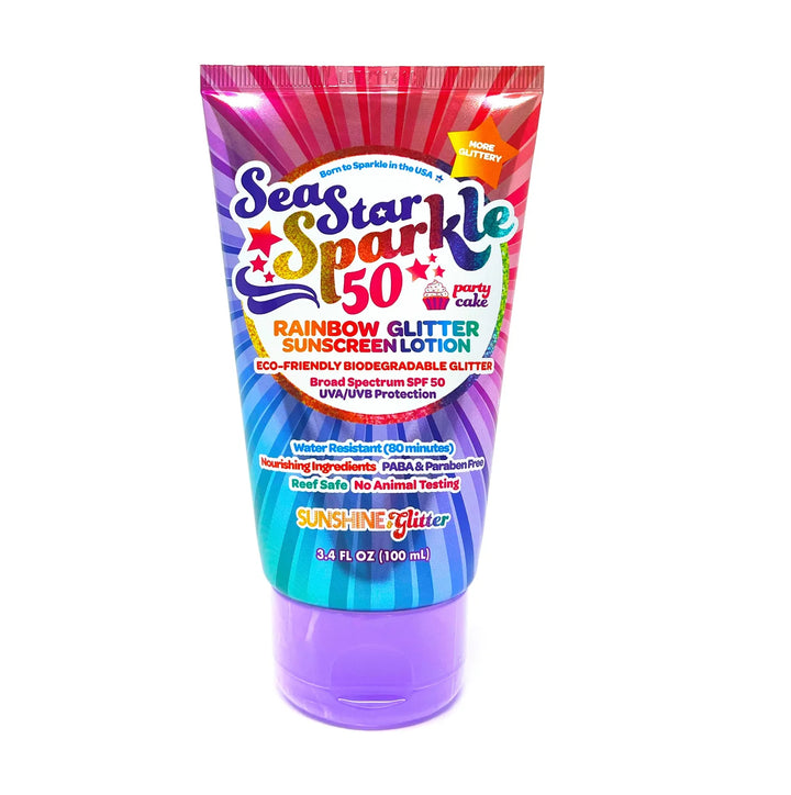 SeaStar Sparkle Cosmic BioGlitter Sunscreen