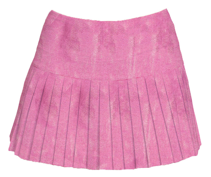 Mini Pleated Shimmer Skort