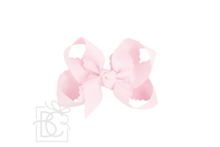 Scalloped Edge Bow Grosgrain