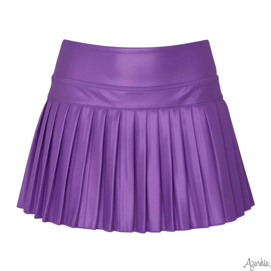 Mini Pleated Shimmer Skort