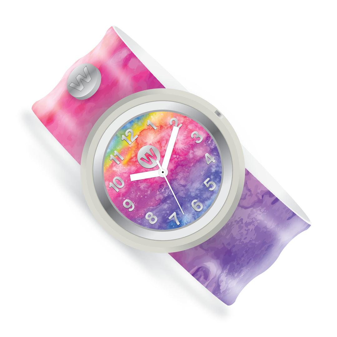 Rainbow-Tie Dye Watchitude Slap Watch