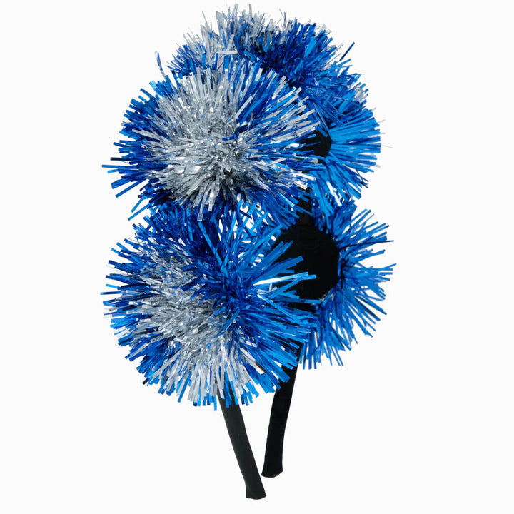 Pom Pom Tinsel Headband