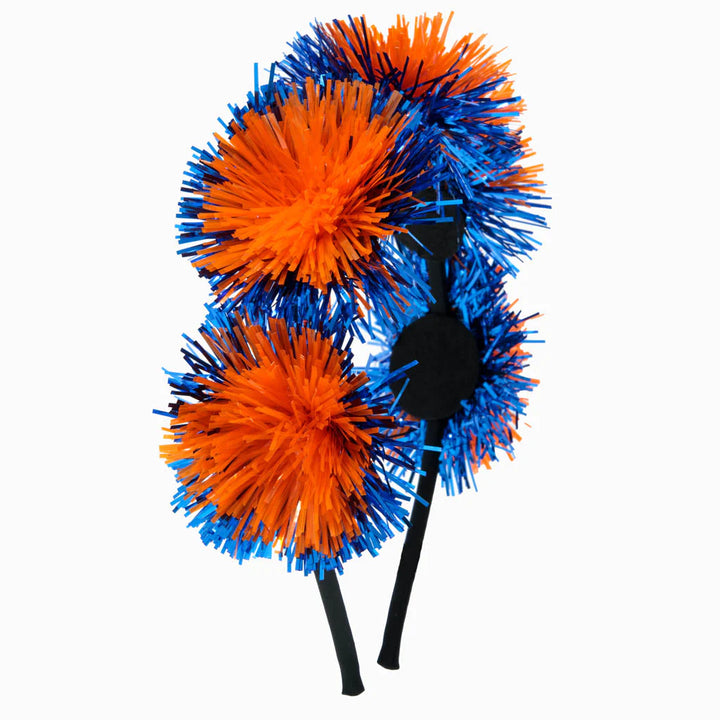 Pom Pom Tinsel Headband