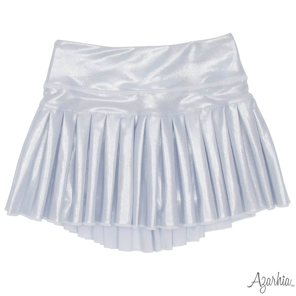 Mini Pleated Shimmer Skort