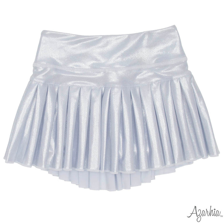 Mini Pleated Shimmer Skort