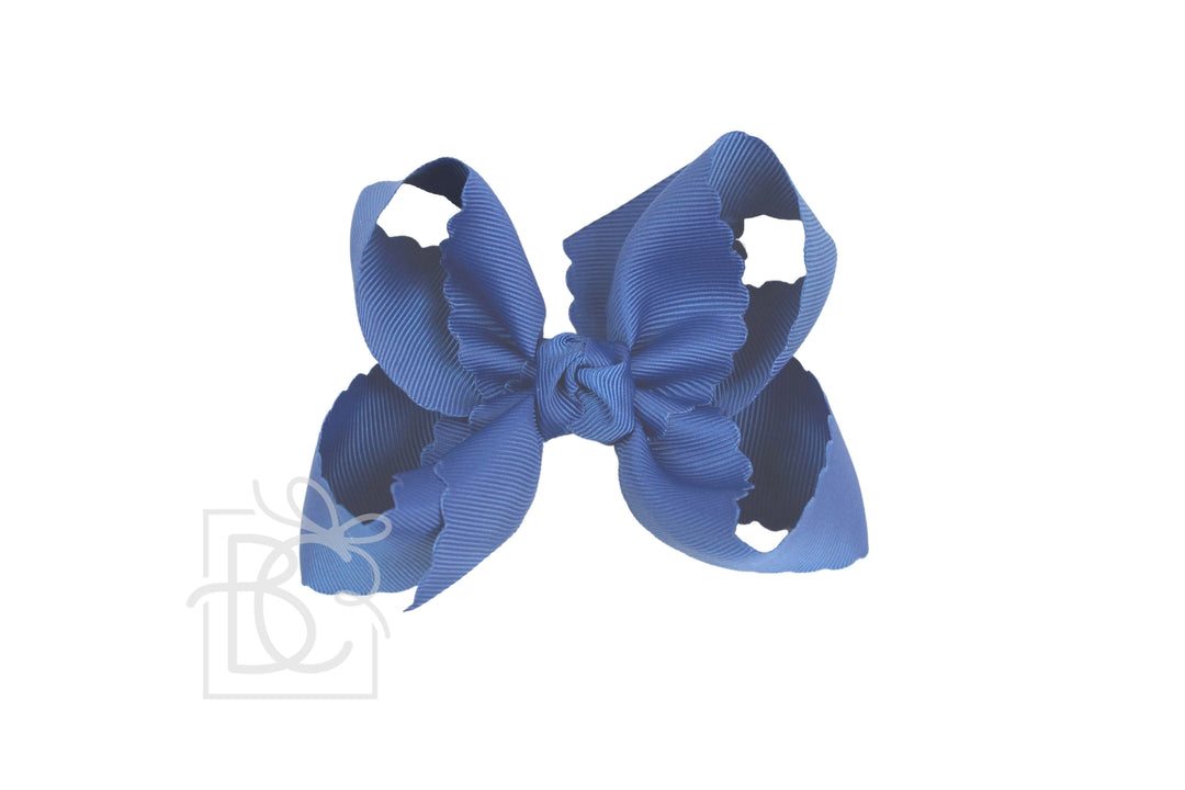 Scalloped Edge Bow Grosgrain
