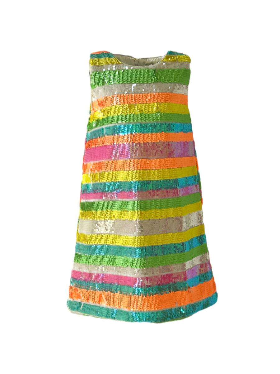 Sequin Summer Stripe Tank Dress