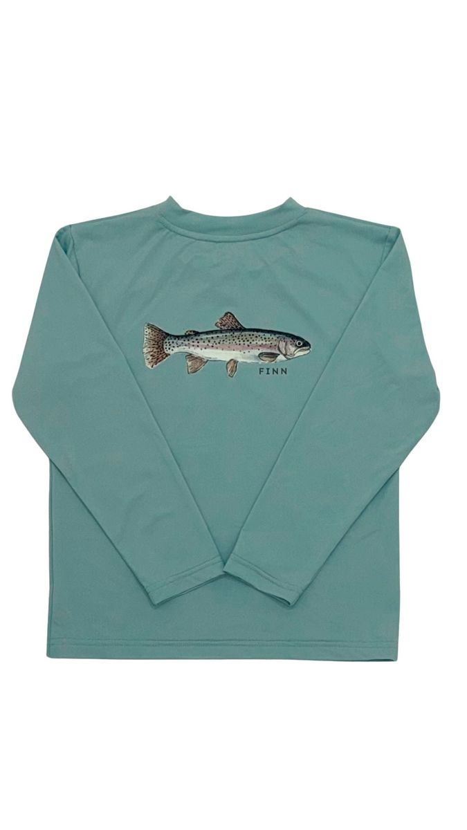 Tidal Tech Tee Longsleeve-Rainbow Trout