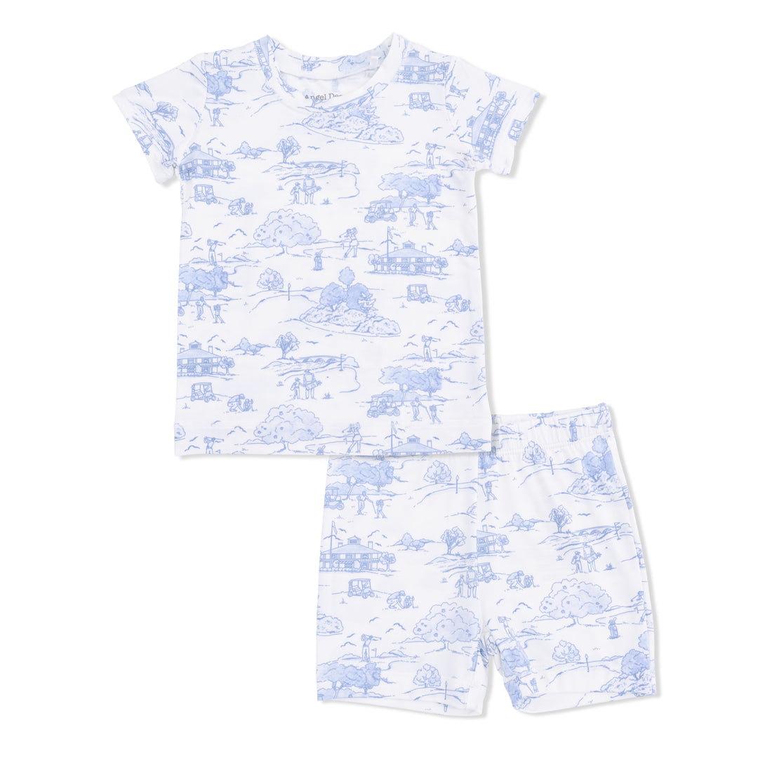Golf Toile Loungewear Short Set